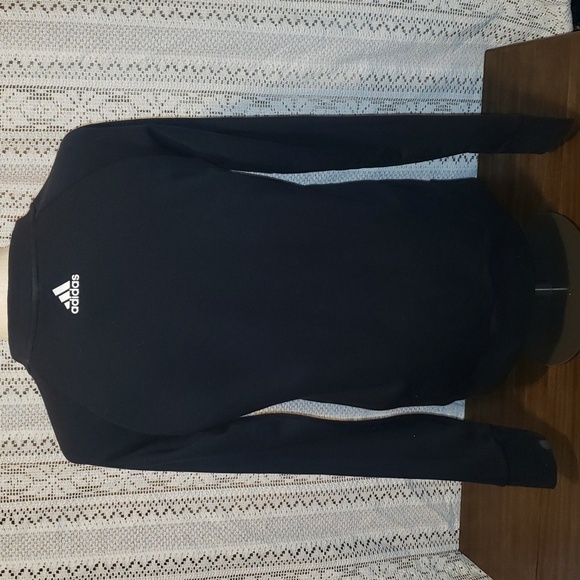 Adidas Essential Linear Graphic Logo Fleece Crewneck Pullover Sweatshir… - Picture 5 of 7